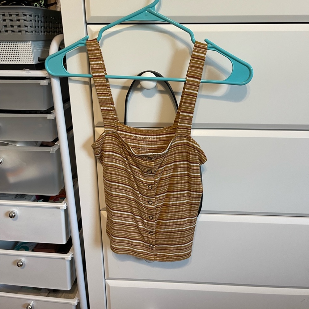 Multicolored American Eagle Tank Top